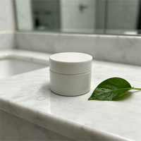 Bocaux en plastique épais de 30 g, contenants d'encre à large ouverture, seaux de rangement à parois droites et opaques