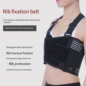 Fascia Elastica di Supporto per il Torace di Alta Qualità, Traspirante, Resistente, Morbida e Robusta, Benda Elastica per Costole - Product Image 1