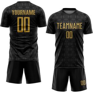 Conjunto de Camisetas de Fútbol Personalizadas Unisex para Adultos, Sublimadas, Transpirables, Cuello Redondo, Nombre y Número Personalizados, Uniformes de Equipo 100% - Product Image 1