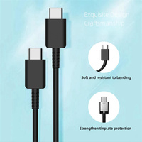 Venta al por mayor 5A Cable de datos 1M Tipo C a C 60W Cable de datos con transmisión de datos Vr Link Cable para teléfono móvil Galaxy S24