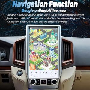 Radio para Auto de 13.6 Pulgadas con Pantalla Android 11, GPS, Carplay, Navegación, Reproductor Multimedia de Video para Toyota Land Cruiser 200 LC300 2016-2020 - Product Image 6