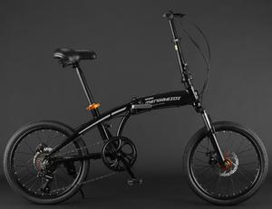 20/22-Zoll Single-Speed Aluminiumlegierung Faltbares Mountainbike MTB Fahrrad für Autoreisen und Outdoor-Freizeitaktivitäten - Product Image 2