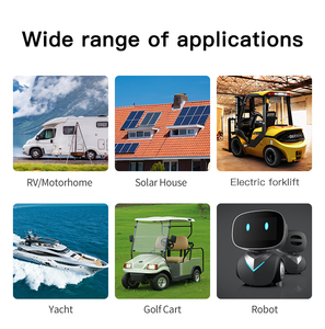 แบตเตอรี่ชาร์จได้12.8V 280Ah LiFePO4แบตเตอรี่อายุการใช้งานยาวนานแบตเตอรี่ลิเธียมไอออนสำหรับ RV EV - Product Image 6