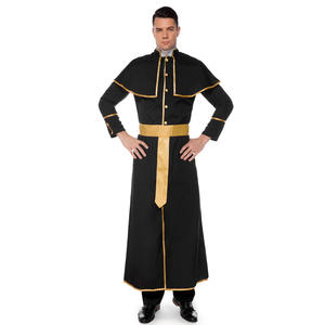 Costume <span class=keywords><strong>da</strong></span> pastore sacerdote adulto Costume <span class=keywords><strong>da</strong></span> uomo donna Nun Role Play costumi <span class=keywords><strong>Sexy</strong></span> uniforme Fancy Halloween Party Dress - Product Image 3