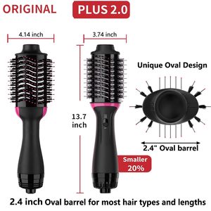 One-Step Volumizerเครื่องเป่าผมแปรงStyler <span class=keywords><strong>Vidal</strong></span> Sassoonเย็นและHot Air Brush Styler - Product Image 3