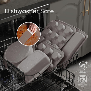 Set di 9 Stampi per Torte Impilabili in Acciaio al Carbonio Antiaderente - Lavabili in Lavastoviglie ed Ecologici - Product Image 4