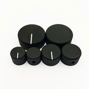 Bouton de commande rotatif en aluminium de 12,5 mm de hauteur, diamètre différent de 6,4 mm, pour montage sur trou de potentiomètre d'effet de guitare - Product Image 2