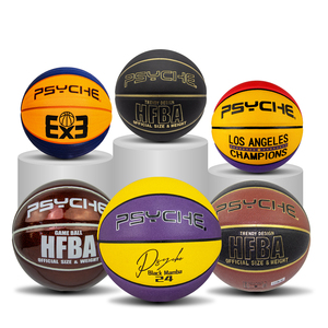 Biểu tượng tùy chỉnh Glossy tarmak 5 trong Nhà Đào Tạo da bóng rổ psyche Inflatable 5 Bóng Rổ Bóng - Product Image 1