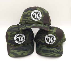 Casquette en mousse à 5 panneaux de style américain old school, avec logo imprimé par sublimation personnalisé, de haute qualité, vente en gros - Product Image 5