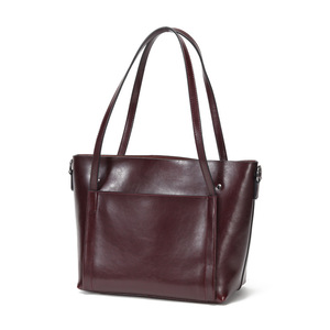 Sac fourre-tout de luxe en cuir véritable pour femme, grand sac à main de marque de créateur, sac à bandoulière pour femme - Product Image 4