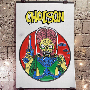 Película de ciencia ficción Alien esmalte <span class=keywords><strong>Pin</strong></span> Mars Attacks broches solapa insignia cerebro aterrador los marcianos dibujos animados <span class=keywords><strong>Pin</strong></span> Punk gótico joyería - Product Image 2