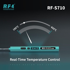 Fer à souder numérique portable RF4 S710 à température réglable avec écran LCD pour la réparation de cartes mères de téléphones portables - Product Image 4