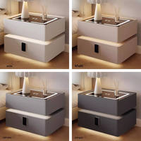 Table de chevet intelligente d'usine chinoise avec chargeur sans fil, table de chevet flottante