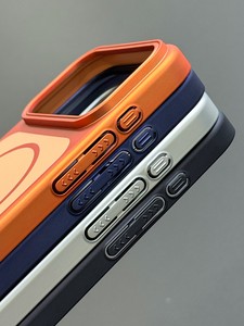 Funda Magnética Ultrafina de 1.3mm para Teléfono, Acabado Mate Esmerilado, Color Puro, para 16 15 14 11 12 13 <span class=keywords><strong>Pro</strong></span> <span class=keywords><strong>Max</strong></span>, Resistente a Impactos - Product Image 5