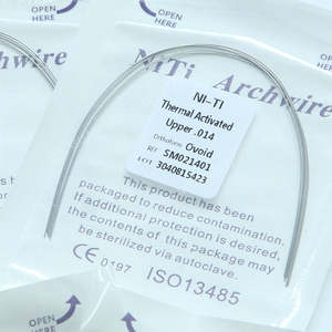 Fili Ortodontici Curvi Meite Medical, Apparecchi Dentali in NiTi, Apparecchi Ortodontici di Riserva in NiTi, Prodotto Ortodontico - Product Image 5