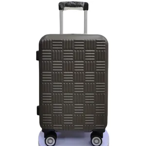 Mala de viagem ABS personalizada de fábrica Conjuntos de bagagem 20 24 28 Polegadas Carrinho de rodízio