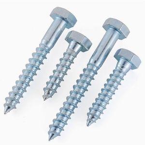 <strong>Wood</strong> Deck <strong>Screws</strong>.Factory Price Carbon Steel Hex <strong>Wood</strong> <strong>Screws</strong>, High Quality Heavy Duty Woodworking Fasteners - Product Image 1
