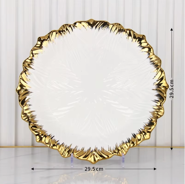 Plato redondo de repollo de 12 pulgadas