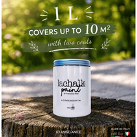 03 ANISE 1lt LaChalk  l'évolution de la peinture à la craie Où la craie rencontre la résine : Peinture hybride craie-résine fabriquée en Italie