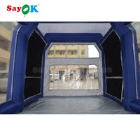 Cabine de peinture gonflable géante pour voiture, poste de travail, bricolage, cabine de peinture gonflable portable à vendre