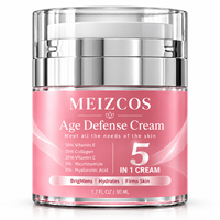 Crème Visage Anti-Âge et Éclaircissante 5-en-1 à la Vitamine C et Niacinamide pour Peaux Ternes – Soin Raffermissant Anti-Rides Marque Blanche