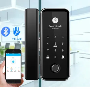 Khóa Cửa Thông Minh Mã Điện Tử Kỹ Thuật Số Vân Tay Thẻ RFID TTLock Ứng Dụng Khóa Cửa Kính Chống Thấm Hệ Thống An Ninh