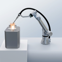 Robot Colaborativo ONA de 10 kg y 6 Ejes con Visión Guiada para Soldadura por Arco, Robot de Soldadura con Seguimiento de Costuras y Visión Integrada 2D/3D