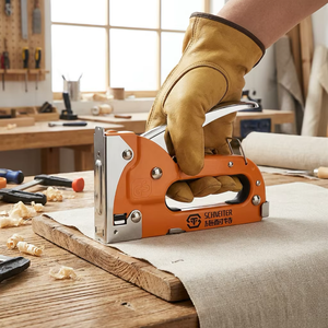Grapadora <span class=keywords><strong>Manual</strong></span> Industrial de Acero Profesional, Grapadora de Grapas en U de 4-8 mm, Grapadora <span class=keywords><strong>Manual</strong></span> de Alta Resistencia <span class=keywords><strong>para</strong></span> Decoración del Hogar, Bricolaje y Tapicería - Product Image 3