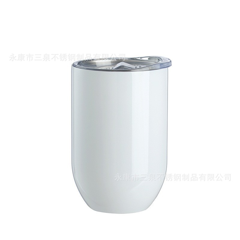 Portauovo dritto da 12 once bianco