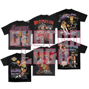 T-shirt Oem à col rond 100% coton unisexe de haute qualité pour hommes graphique de luxe imprimé Logo lourd 280 Gsm Boxy personnalisé surdimensionné - Product Image 3