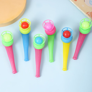 Juguete de bola de levitación de plástico para niños de 2 a 6 años, pelota saltarina colorida con mecanismo de soplado, juguete divertido y educativo - Product Image 2