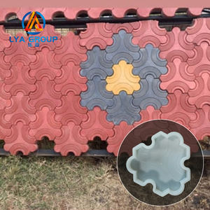 रबर प्रीकास्ट कंक्रीट स्टेपिंग स्टोन पाथमेट प्लास्टिक पेवर स्टोन मोल्ड - Product Image 6