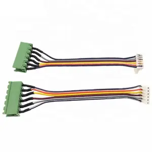 Hot sale 6pin MTA100 Discrete To 6pin 5.08 Mm Male Screw Pcb Terminal Block With 22AWG Flat Ribbon Cable