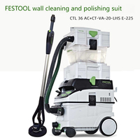 Festool Brushless Dry Ponceuse Aspirateur Électrique Pneumatique Polisseuse Ensemble Rectifieuse Poussière Pneumatique Outils