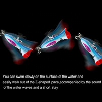 Leurre flottant lumineux FJORD 165 mm 84 g, leurres artificiels en plastique pour la pêche en eau douce, pour truite, carpe, brème