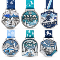 Médaille OEM ODM personnalisée avec logo pour triathlon, natation, cyclisme, duathlon, course de 100 km, en alliage de zinc et émail souple, fournisseur en gros