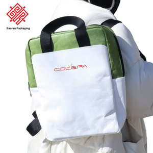 Mochila Escolar Baoren Impermeable y Lavable de Papel Kraft con Forro de Poliéster, Estilo Japonés, Unisex, Personalizable - Product Image 1