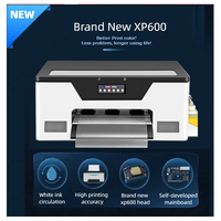 Printer DTF A3 Mini tipe Desktop Murah Harga murah dengan kepala XP600 untuk kaus/film PET/pencetakan Transfer untuk toko kecil