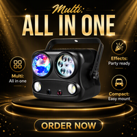Lampe de Scène LED Féerique Rêveuse, Lampe Disco à Commande Sonore et Télécommande, Éclairage Intérieur pour Fêtes et KTV