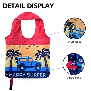 Siêu Thị Xách Tay Sinh Thái Túi Có Thể Gập Lại Hàng Tạp Hóa Túi Tùy Chỉnh Tái Sử Dụng Có Thể Gập Lại Tiết Kiệm Không Gian Có Thể Tái Chế Thăng Hoa Mua Sắm Túi - Product Image 3