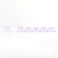 New Products KiiBOOM Transparent PC Keycaps 146 Keys Transparent PC Keycaps Set Double Shot Pbt Custom Print Keycaps