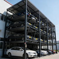 Sertifikat CE PSH-D Carport Puzzle Otomatis Multi-Level -4+6 Mekanis untuk Penggunaan Komersial, Kapasitas Beban 2500kg