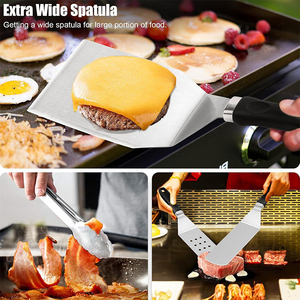 Kit d'accessoires pour plancha de 27 pièces pour Blackstone, outils de grillade professionnels Hibachi, ensemble de spatules pour plancha, pour le camping en plein air - Product Image 2
