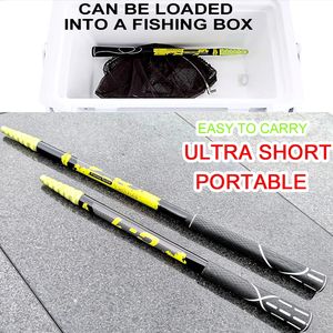 Yamovible — filet de pêche rétractable ultraléger de 2.134m, accessoire télescopique en carbone pliable pour pêche à la mouche - Product Image 2