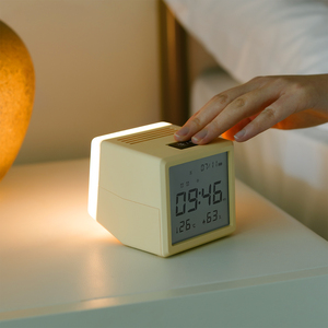 Kỹ thuật số LED đồng hồ báo thức với nhiệt độ hiển thị đa chức năng ánh sáng ban đêm cạnh giường ngủ bảng đồng hồ thông minh Máy tính để bàn đồng hồ - Product Image 3