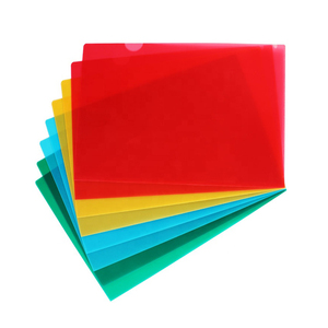 Tập Tin Trong Suốt Điền <span class=keywords><strong>L</strong></span> Hình Dạng Tài Liệu Pocket A4 <span class=keywords><strong>PP</strong></span> Nhựa Rõ Ràng Tập Tin Thư Mục - Product Image 3