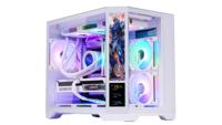Boîtier de bureau d'ordinateur de jeu personnalisé OEM quantité minimale de commande 300 pièces d'ordinateur économique Spcc revêtement noir nouveau boîtier de PC vide de bureau d'ordinateur ATX