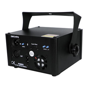 Lámpara láser Patrón de texto personalizable SD Full Dolor Dolphin 3D KTV Stage Performance Night Club Luz láser - Product Image 4