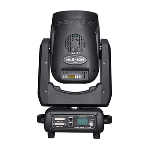 Luci LED RGBW a Testa Mobile da 10W per Palcoscenico, Animazione ILDA a Colori Completi, Laser per Discoteche, Pubblicità, Illuminazione Wash e Promozioni - Product Image 5