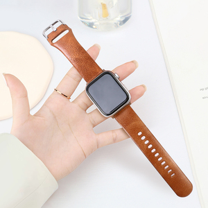 Correa de cuero Vintage Crazy Horse para <span class=keywords><strong>Apple</strong></span> <span class=keywords><strong>Watch</strong></span> Band 38 40 41 42 44 <span class=keywords><strong>45</strong></span> 49 <span class=keywords><strong>Mm</strong></span> para Iwatch Series Ultra 9 8 <span class=keywords><strong>7</strong></span> 6 5 pulsera - Product Image 5